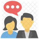 Conversacion Comunicacion Chat Verbal Icono