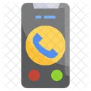 Telefono de comunicacion  Icono