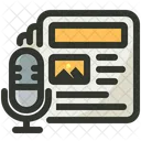 Imprensa Lancamento Midia Icon