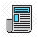 Comunicado De Imprensa Jornal Noticias Ícone