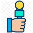 Jornalista Microfone Microfone Ícone