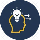 Transmitir Pensar No Futuro Gerar Ideias Ícone