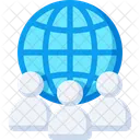 Comunidad global  Icono