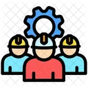 Gente Grupo Trabajador Icono
