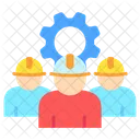 Gente Grupo Trabajador Icono