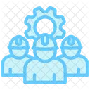 Gente Grupo Trabajador Icono