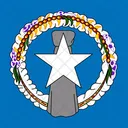 Comunidade Das Ilhas Marianas Do Norte Bandeira Pais Ícone