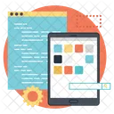 Aplicativo Desenvolvimento Software Ícone
