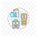 Metricas Climaticas Concentraciones De Gas Metano Icon
