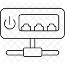 Enrutador Wifi Modem Enrutador Inalambrico Icono