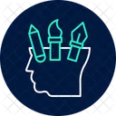 Concept Art Neon Glow Icon