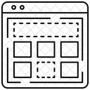 Création de sites web  Icône