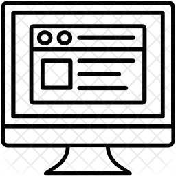 Création de sites web  Icône