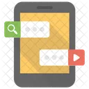 Mobile Web Conception Icon