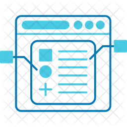 Création de sites web  Icône