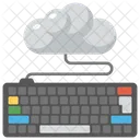 Concepto de computación en la nube  Icono