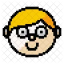 Boy Face Concern Icon