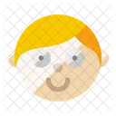 Boy Face Concern Icon