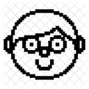 Boy Face Concern Icon