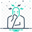 Concerned Anxious Uneasy Icon