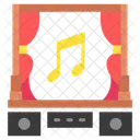 Music Stage Band Icon