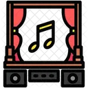 Music Stage Band Icon