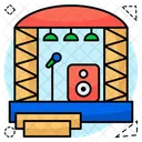 Concert Stage Music Festival Stage Performance Place Icon