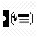 Concert Ticket  Icon