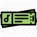 Concert Tickets Music Icon
