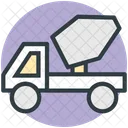 Concrete Truck Vehicle Icon