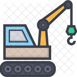 Concrete Bulldozer  Icon