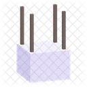 Concrete Block Cinder Block Concrete Stone Icon