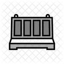 Concrete Fancing Fence Concrete Icon