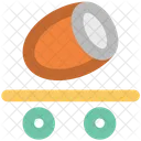 Concrete Buggy Construction Icon