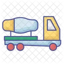 Concrete Mixer Lineal Style Iconscience And Innovation Pack Icon