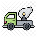 Concrete Mixer Construction Truck Icon