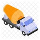 Concrete Mixer Auto Icon