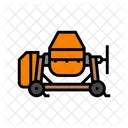 Concrete Mixer Machine Icon