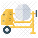 Concrete Mixer Cement Mixer Construction Machine Icon