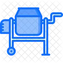 Concrete Mixer Building Icon