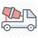 Concrete Mixer Concrete Vehicle Concrete Buggy Icon