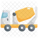 Concrete Mixer Construction Icon