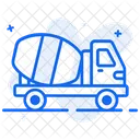 Concrete Mixer Truck Construction Vehicle Icon