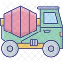 Concrete Mixer Vehicle Cement Truck Concrete Mixer Icon