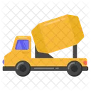Concrete Mixer Truck Construction Vehicle Icon