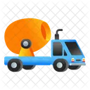 Concrete Mixer Cement Mixer Mixing Truck Icon