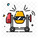Construction Cement Industry Icon