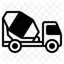 Concrete Cement Mixer Icon
