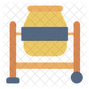 Concrete Mixer Cement Mixer Build Icon