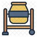 Concrete Mixer Cement Mixer Build Icon